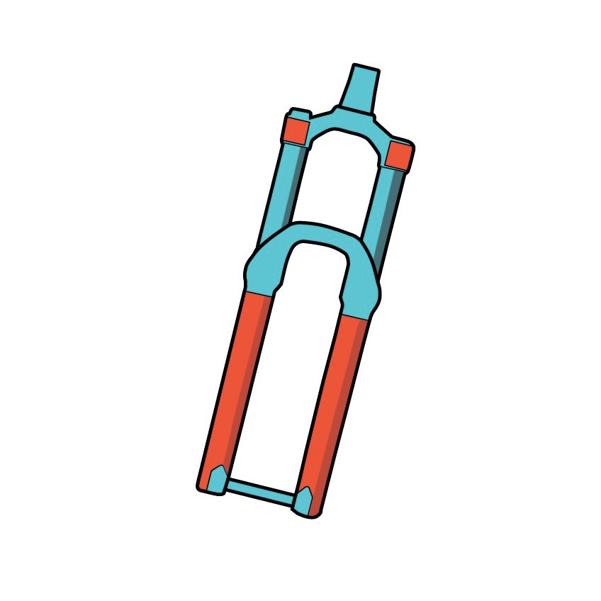 RideWrap Covered Protection – MTB Fork Kit Gloss